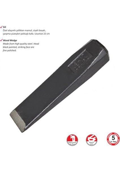 S.d. Siil / Ağaç Yarma / Odun Kaması