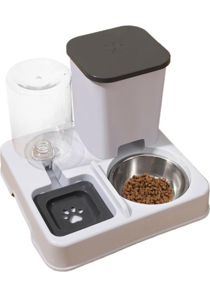Otomatik Pet Besleyici Kedi Besleyici ve Su Sebili Taşınabilir Otomatik Besleyiciler Kedi Köpek Için Kaymaz Pet Malzemeleri (Yurt Dışından)