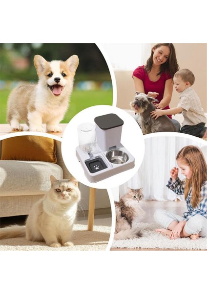 Otomatik Pet Besleyici Kedi Besleyici ve Su Sebili Taşınabilir Otomatik Besleyiciler Kedi Köpek Için Kaymaz Pet Malzemeleri (Yurt Dışından) modelleri