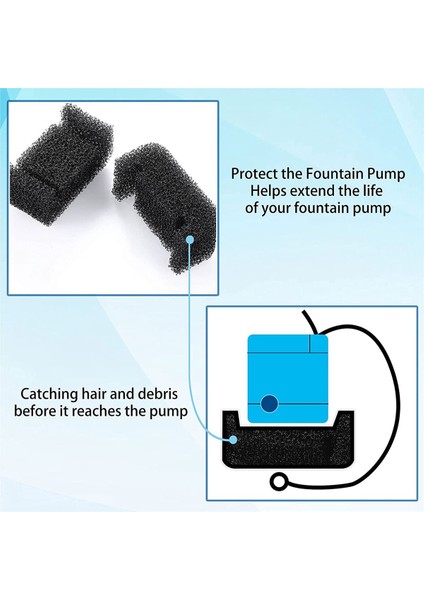 48 Adet Sünger Filtre Kedi Çeşmesi Için Yedek Evcil Hayvan Çeşmesi Filtre Süngeri Sünger Filtre Süngeri Pet Köpek Kedi Çeşmesi (Yurt Dışından) indirimleri