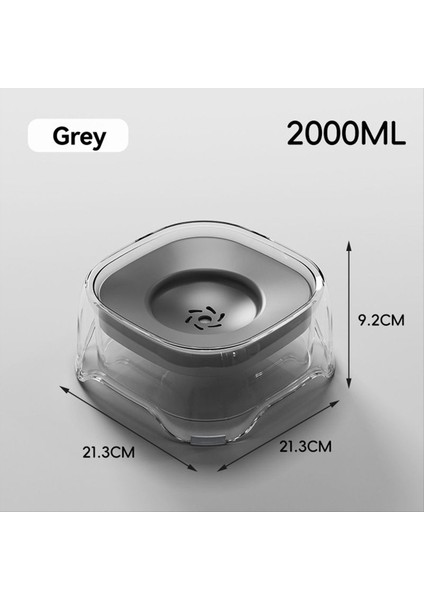 Köpek Içme Suyu 2l Büyük Kapasiteli Anti-Plaka Köpek Su Gıda Kasesi Islanmayan Ağız Kedileri Kase Köpek Aksesuarları (Yurt Dışından) indirimleri