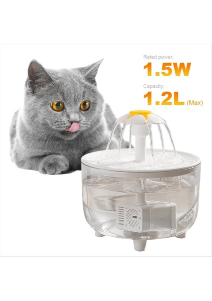 Pet Suyu Dispenser Için Otomatik Filtre USB Elektrik Seferi 1200ML Sirkülasyon Filtre Su Dağıtıcı. (Yurt Dışından) fiyatları