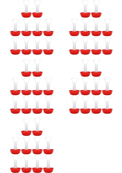 50 Adet Kümes Hayvanları Tavuk Tiryakisi Asılı Bardak Civciv Otomatik Suluklar Içme Çeşmesi Çiftlik Aksesuarları Için (Yurt Dışından)