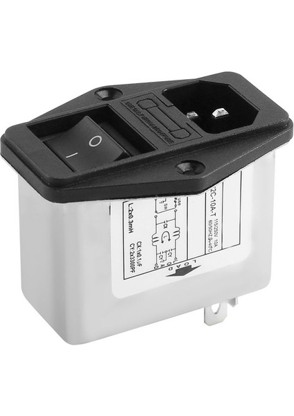 Lehim Pabuç Terminalleri Iec 320 C14 Emı Filtresi + Tekne Anahtarı + Sigorta Tutucu (Yurt Dışından) fiyatları