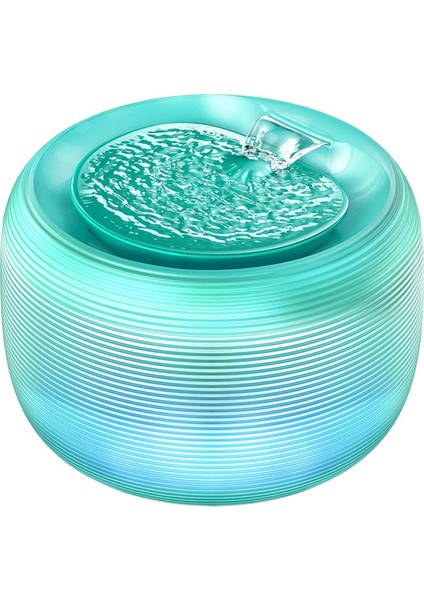 Akıllı Ultra Sessiz Şelale 2 5l Kedi Su Sebili Akıllı Pompa ile Kediler Için Pet Su Çeşmesi Dahili LED Işık (Yurt Dışından)