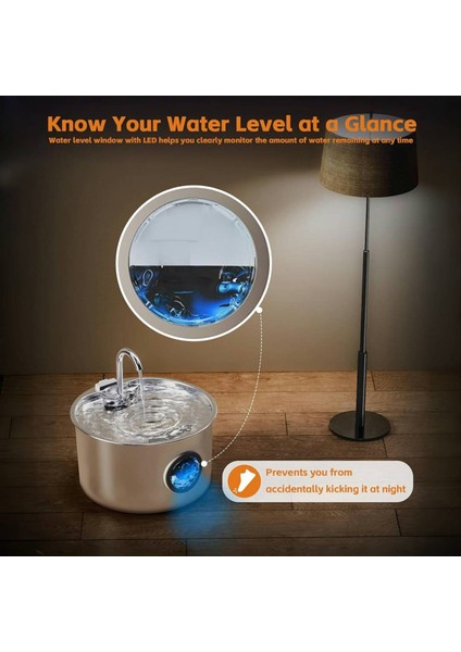 Paslanmaz Çelik Kedi Su Çeşmesi Otomatik Pet Çeşmesi Dağıtıcı Iç Köpek Kediler Için Değiştirilebilir Filtreler Içme (Yurt Dışından) fiyatları