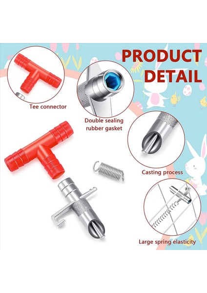 100 Parça Tavşan Meme Besleyici Bunny Su Tiryakisi Otomatik Sulama Sistemi Suluk Kemirgen Küçük Hayvanlar Kümes Hayvanları Için (Yurt Dışından) fırsatları