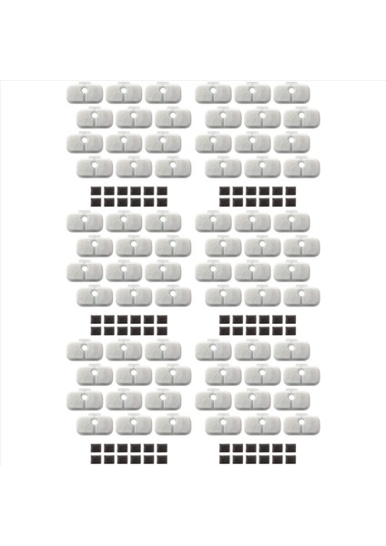 72X Kedi Su Çeşmesi Yedek Filtreler Petlıbro PLWF105/PLWF115/PLWF005 Pet Su Çeşmesi Üçlü Filtrasyon (Yurt Dışından)