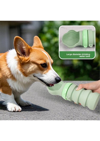 Taşınabilir Katlanabilir Silikon Pet Su Bardağı Sızdırmaz Pet Içme Dispenseri Açık Yürüyüş ve Köpeklerle Seyahat Için (Yurt Dışından) fiyatları