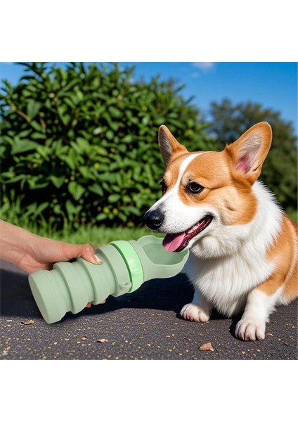 Taşınabilir Katlanabilir Silikon Pet Su Bardağı Sızdırmaz Pet Içme Dispenseri Açık Yürüyüş ve Köpeklerle Seyahat Için (Yurt Dışından) indirimleri