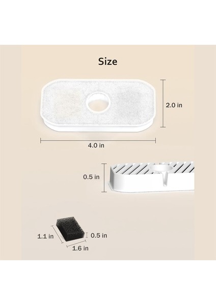 Kablosuz Kedi Su Çeşmesi Için Yedek Filtreler SSPF-V04 2 8L/95OZ Otomatik Pet Su Çeşmesi Filtreleri 8 + 8 (Yurt Dışından) indirimleri