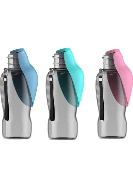 800 ml Büyük Kapasiteli Köpek Açık Pet Su Bardağı Taşınabilir Eşlik Eden Bardak Katlanır Çevirme Su Besleyici Açık Su 3 Adet (Yurt Dışından)