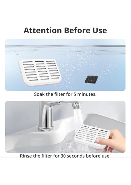 Kedi Su Çeşmesi Filtresi Eversweet Max Akülü 105FL Oz/3l Pet Kedi Su Çeşmesi Filtre Süngerleri Yedek 10 + 10 (Yurt Dışından) fiyatları