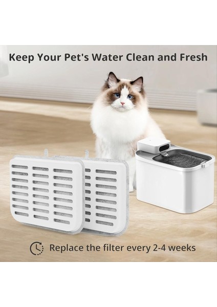 Kedi Su Çeşmesi Filtresi Eversweet Max Akülü 105FL Oz/3l Pet Kedi Su Çeşmesi Filtre Süngerleri Yedek 10 + 10 (Yurt Dışından) fırsatları