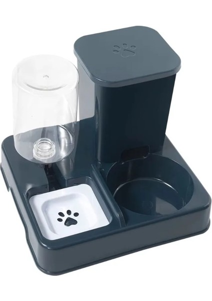 2 In 1 Otomatik Evcil Hayvan Besleyici ve Su Sebili Taşınabilir Otomatik Besleyiciler Kaymaz Hayvan Mama Kabı Evcil Hayvan Malzemeleri Kedi Köpek Için (Yurt Dışından)