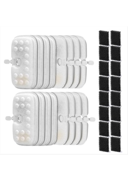 Petlıbro Kedi Su Çeşmesi Yedek Filtresi Ön Filtre Süngeri ile 16 + 16 Için Kedi Su Çeşmesi Filtresinin Değiştirilmesi (Yurt Dışından)