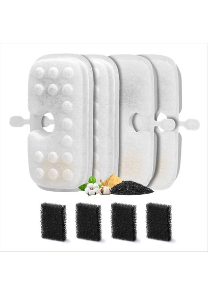 Petlıbro Kedi Su Çeşmesi Yedek Filtresi Ön Filtre Süngeri ile 16 + 16 Için Kedi Su Çeşmesi Filtresinin Değiştirilmesi (Yurt Dışından) indirimleri