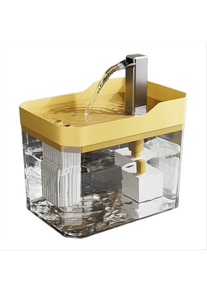 Otomatik Kedi Su Çeşmesi Kedi Su Çeşmesi USB Anti-Kuru Yanan Sirkülasyon Filtreleme Su Sebili Pompalı A (Yurt Dışından)