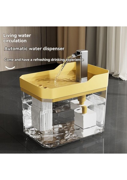 Otomatik Kedi Su Çeşmesi Kedi Su Çeşmesi USB Anti-Kuru Yanan Sirkülasyon Filtreleme Su Sebili Pompalı A (Yurt Dışından) modelleri