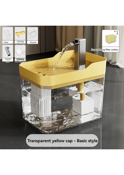 Otomatik Kedi Su Çeşmesi Kedi Su Çeşmesi USB Anti-Kuru Yanan Sirkülasyon Filtreleme Su Sebili Pompalı A (Yurt Dışından) indirimleri