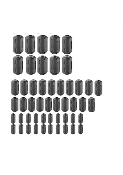 3 5 Mm/ 5mm/ 7mm/ 9mm/ 13MM Çap/ Video Kablo Güç Kablosu Için 50 Adet Emc Gürültü Bastırıcı Kablo Klibi (Yurt Dışından)