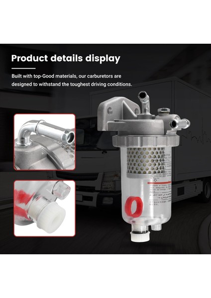 Kamyon Yağı Su Ayırıcı Yakıt Filtresi ME121646 Mitsubishi Fuso FV515 F380 PS380 FP380 8dc9 6D24 6M70 FV51J Canter (Yurt Dışından) fırsatları