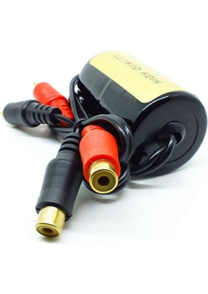 Rca Ses Gürültü Filtresi Bastırıcı Toprak Izolatör Araba ve Ev Stereo 2xrca Erkek 2xrca Kadın Araba Sesli (Yurt Dışından) modelleri