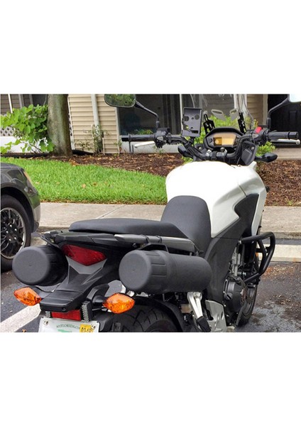 3x Motosiklet Aksesuarları Su Geçirmez Alet Tüp Eldivenleri Honda Yamaha Kawasaki Için Yağmurluk Saklama Kutusu Evrensel (Yurt Dışından) modelleri