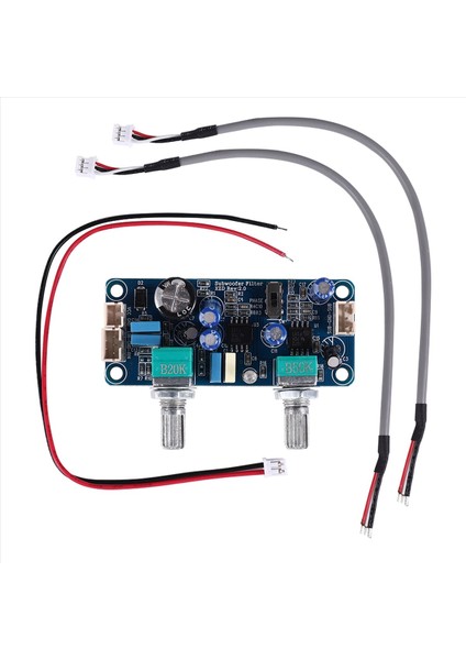 Düşük Geçiş Filtresi Bas Subwoofer Preamp Amplifikatör Kartı Tek Güç Dc 9-32V Ön Preampifier Bas Hacim Ayarı (Yurt Dışından)