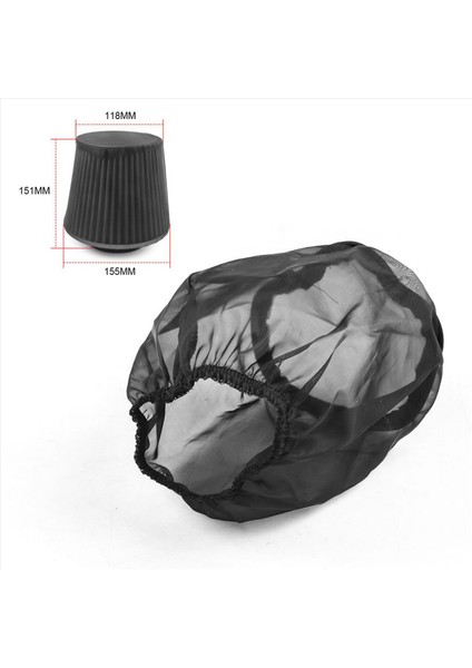 4x Evrensel Araç Koni Hava Filtresi Koruyucu Kapak Su Geçirmez Yağ Geçirmez Toz Geçirmez Akış Hava Alım Filtreleri 15X12CM (Yurt Dışından) indirimleri