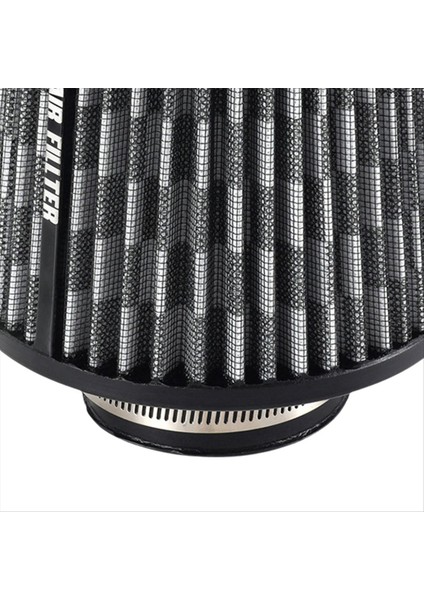 Araba Hava Filtresi 76MM Akışlı Hava Filtresi Filtresi 3 Inç Siyah (Yurt Dışından) modelleri