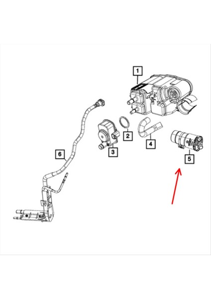 Araç Karbon Kalama Filtresi Yakıt Filtresi Hava Filtre Montajı 4627332AB Dodge Dart 2010-2024 (Yurt Dışından) modelleri