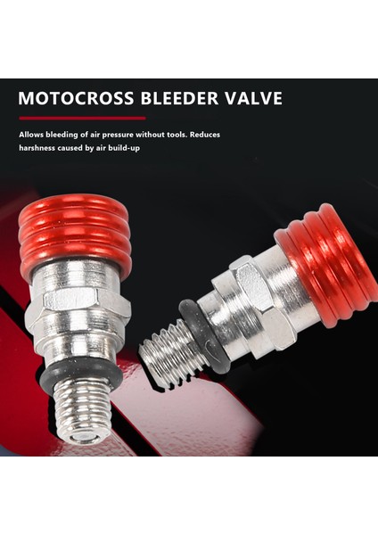 Motokros M5X0 8cm Honda Kawasaki Için Çatal Hava Bleeder Tahliye Vanası (Yurt Dışından) fırsatları