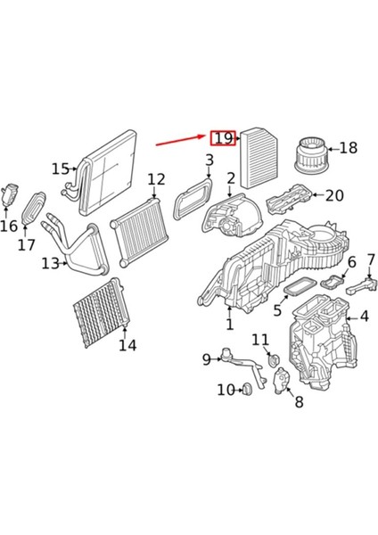 Mercedes C-Serisi E-Serisi G-Serisi 1678350400 A4638352800 Için Kabin Hava Filtresi (Yurt Dışından) modelleri