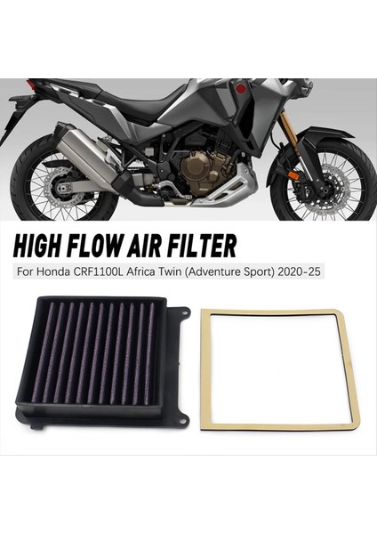 Honda CRF1000L Için Motosiklet Hava Filtresi Twin Adventure Sport 2020-2025 Motosiklet Aksesuarları (Yurt Dışından) fiyatları