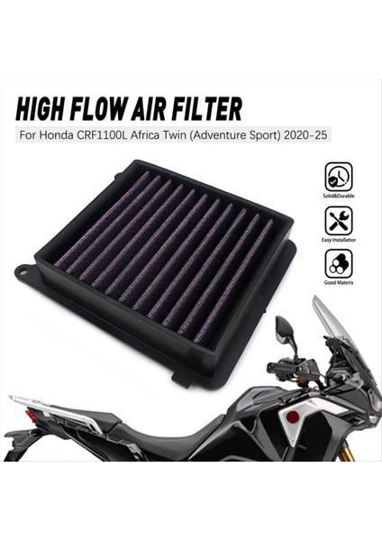 Honda CRF1000L Için Motosiklet Hava Filtresi Twin Adventure Sport 2020-2025 Motosiklet Aksesuarları (Yurt Dışından) modelleri