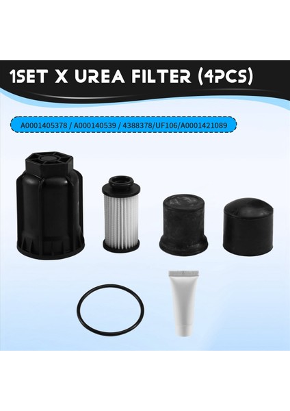 4pcs Aksesuarlar Üre Filtresi / Adblue Filtre Mercedes-Benz Scania Cummins A0001405378 / A000140539 / 4388378 (Yurt Dışından) fırsatları