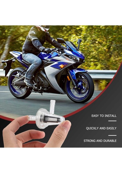 1pcs Evrensel Motosiklet Dik Açısı Sline Yakıt Filtresi Kawasaki Yamaha Için 1/4 Inç 6mm Hortum Hatları (Yurt Dışından) modelleri