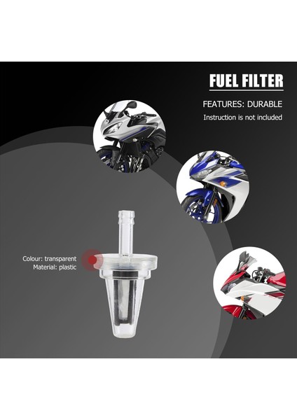 1pcs Evrensel Motosiklet Dik Açısı Sline Yakıt Filtresi Kawasaki Yamaha Için 1/4 Inç 6mm Hortum Hatları (Yurt Dışından) fırsatları