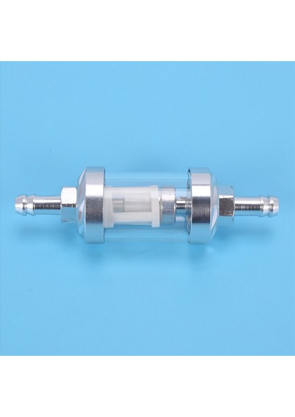 6x Evrensel Krom Cam Yakıt Petrol Petrol Motoru Sline Filtre 5/16 Inç 8mm Motosikletler Için Gümüş (Yurt Dışından) modelleri