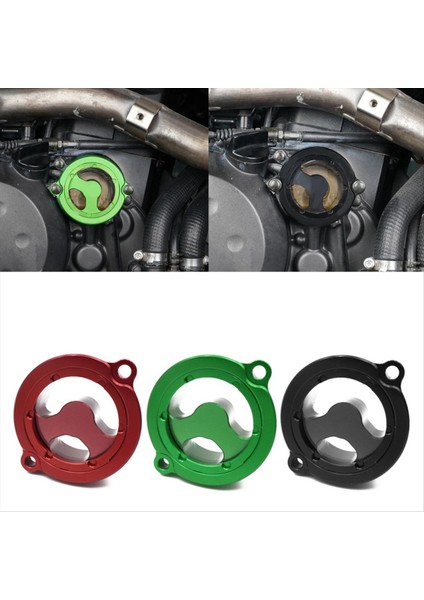 Kawasaki Için KLR650 Klr 650 1987-2022 Motosiklet Yağı Filtre Kapağı Kapağı Cnc Alüminyum Motosiklet Aksesuarları Siyah (Yurt Dışından) fiyatları