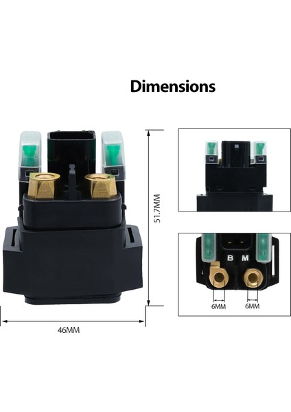 Suzuki VZ800 VZ800Z Mreauder 1997-2009 Motosiklet Yeni 31800-21E20 Için Başlangıç Röle Solenoid (Yurt Dışından) indirimleri