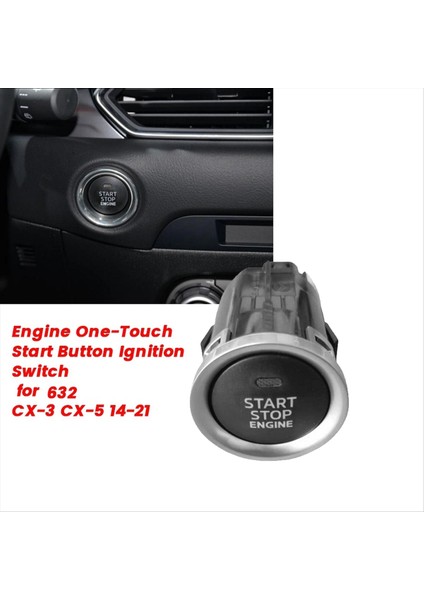 Motor Tek Dokunma Başlangıç Düğmesi Kontak Anahtarı Gkl1-66-3s0 Bjs7-66-3s0 Mazda 6/3/2 Cx-3 Cx-5 14-21 Lhd BHR1663S0 (Yurt Dışından) fırsatları