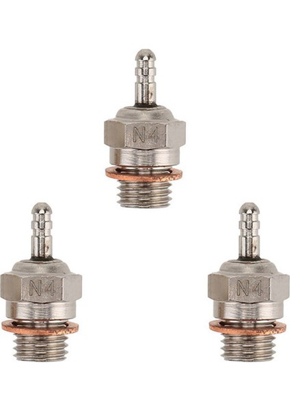 1/10 Hpı Hsp Rc Araç Teknesi Için 3x N4 Glow Fiş Buji (Yurt Dışından)