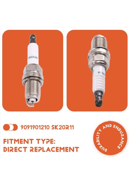 4pcs Toyota Için Araba Buji 4runner Camry Corolla Celica Lexus ES300 GS300 350 400 90919-01210 9091901210 (Yurt Dışından) indirimleri