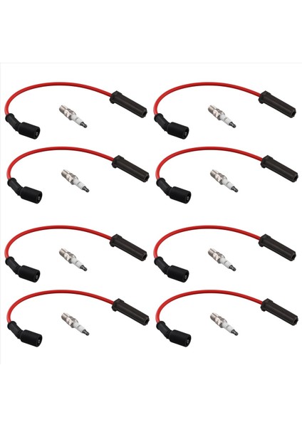 Chevrolet Gmc Cadillac Hummer Için 8x Buji ve 8x Ateşleme Kabloları 5 3l 6 0l V8 9748HH (Yurt Dışından) fiyatları