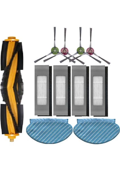 Ecovacs Deebot Ozmo 920 Için Silindir Yan Fırça Filtre Paspas Bezi Seti (Yurt Dışından)