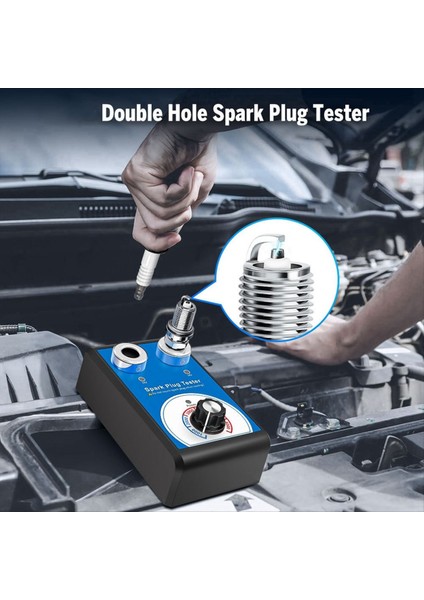 Buji Test Cihazı Çift Delik Teşhis Aracı Araba 12V Spark Testerauto Motor Ateşleme Dedektörü Araçları (Yurt Dışından) modelleri