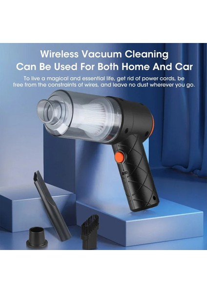 Kablosuz Araba Süpürgesi Güçlü Taşınabilir Kablosuz Süpürge (Yurt Dışından) indirimleri