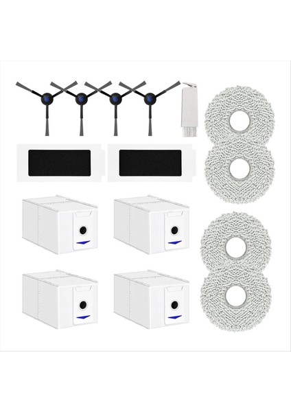 Ecovacs Deebot T30 Omni Için 15'li Yedek Aksesuar Seti (Yurt Dışından)